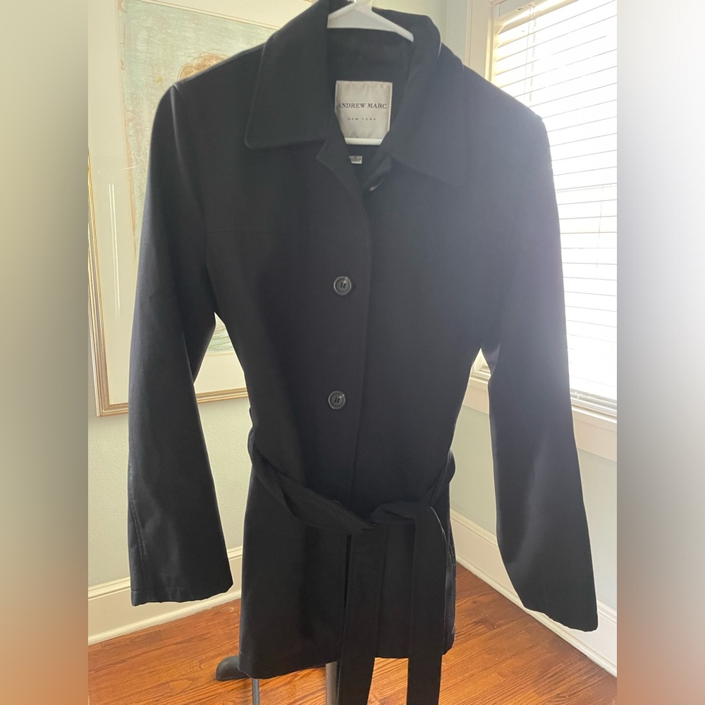 Andrew Marc Trench Coat. Size Small. Excellent condition.